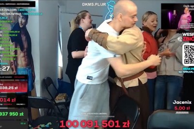 Łatwogang pobił światowy rekord zbiórki online. Przebił MrBeasta i francuski ZEvent.